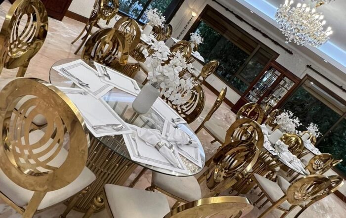 تاجير كراسي وطاولات للمناسبات